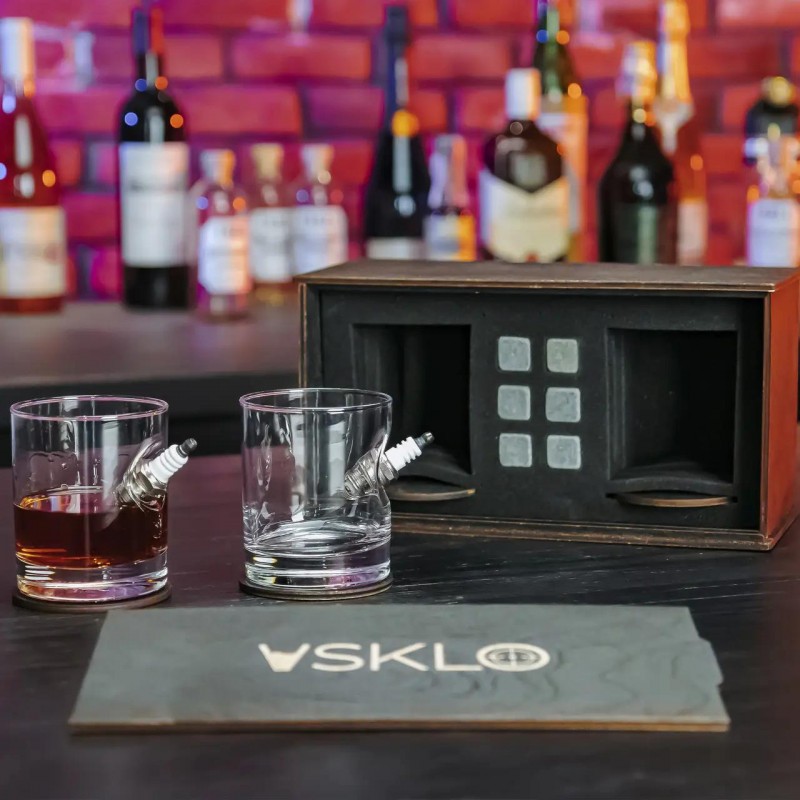 Набор на 2 стакана (со свечами)