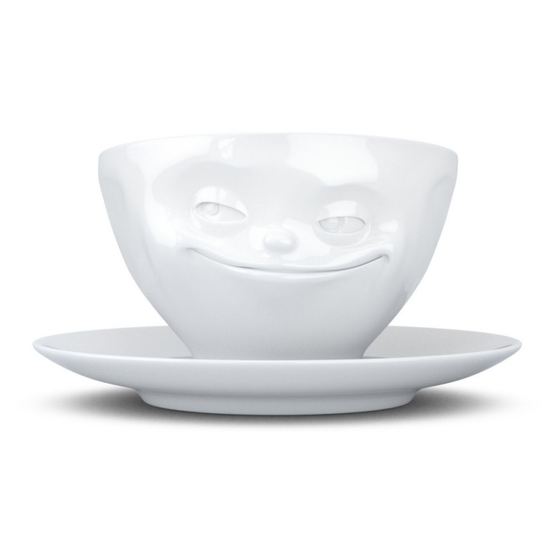 Чашка з блюдцем для кави Tassen "Усмішка" (Grinning), 200 мл