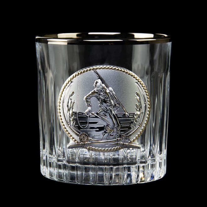 «FISHERMAN» Boss Crystal - набір з 6 кришталевих склянок з графином | Золото, Срібло, Платина