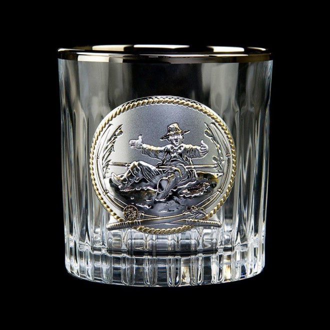 «FISHERMAN» Boss Crystal - набір з 6 кришталевих склянок з графином | Золото, Срібло, Платина