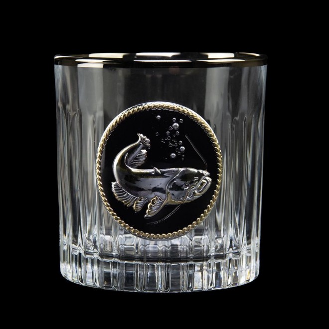 «GOLDFISH» Boss Crystal - набір з 6 кришталевих склянок з графином | Золото, Срібло, Платина