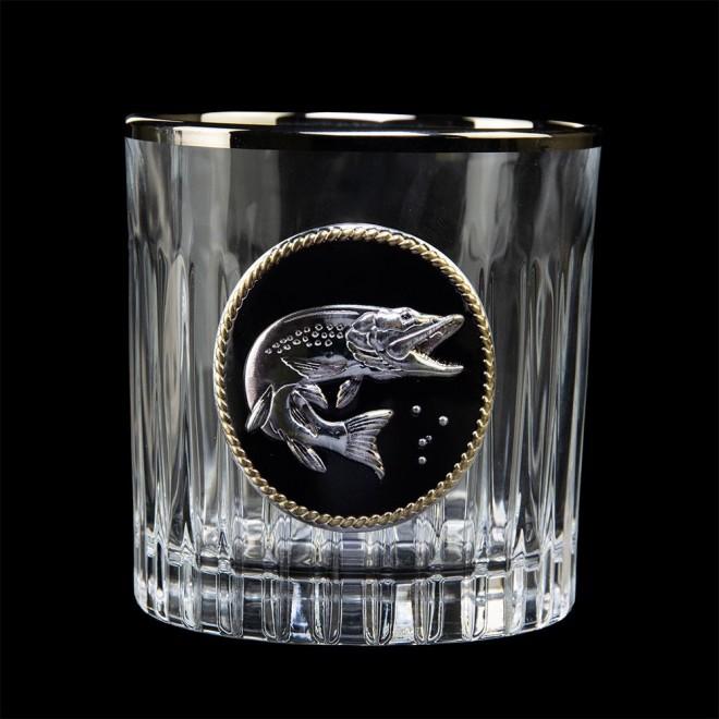 «GOLDFISH» Boss Crystal - набір з 6 кришталевих склянок з графином | Золото, Срібло, Платина