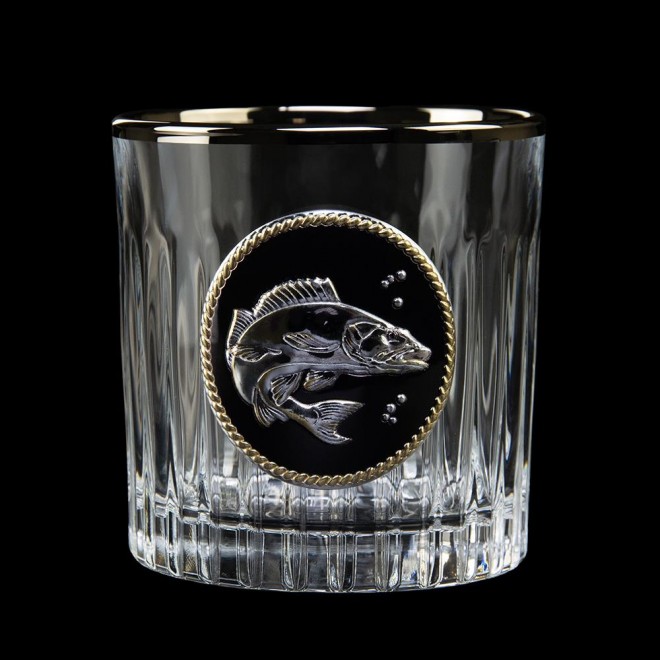 «GOLDFISH» Boss Crystal - набір з 6 кришталевих склянок з графином | Золото, Срібло, Платина