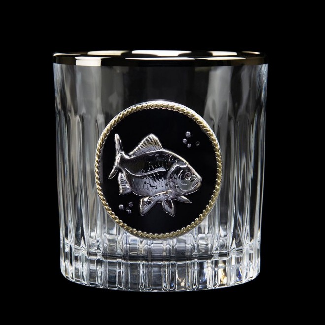 «GOLDFISH» Boss Crystal - набір з 6 кришталевих склянок з графином | Золото, Срібло, Платина