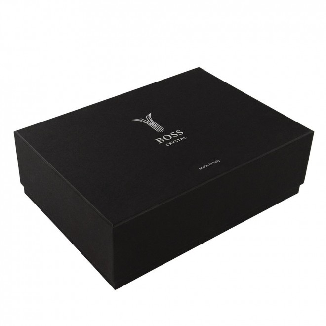 "АРМЕЙСКИЙ" Boss Crystal - набор из 4 хрустальных стаканов с графином | Золото, Серебро