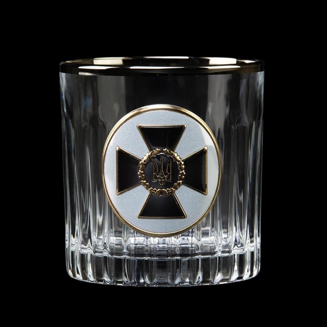 «СБУ» Boss Crystal - набір із 6 кришталевих келихів із графином | Золото, Срібло, Платина