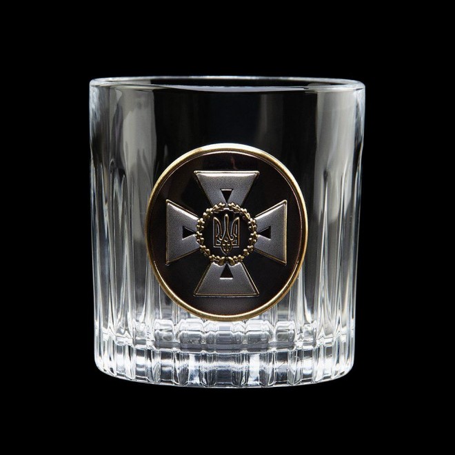 «МНС» Boss Crystal - набір з 2 кришталевих склянок | Золото, Срібло