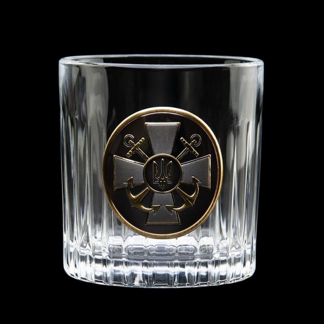 «ШТАБ ВМФ» Boss Crystal - набір з 2 кришталевих склянок | Золото, Срібло «ШТАБ ВМФ» Boss Crystal - набір з 2 кришталевих склянок | Золото, Срібло
