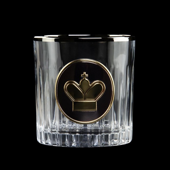«ШАХИ» Boss Crystal - набір із 6 кришталевих стаканів | Золото, Срібло