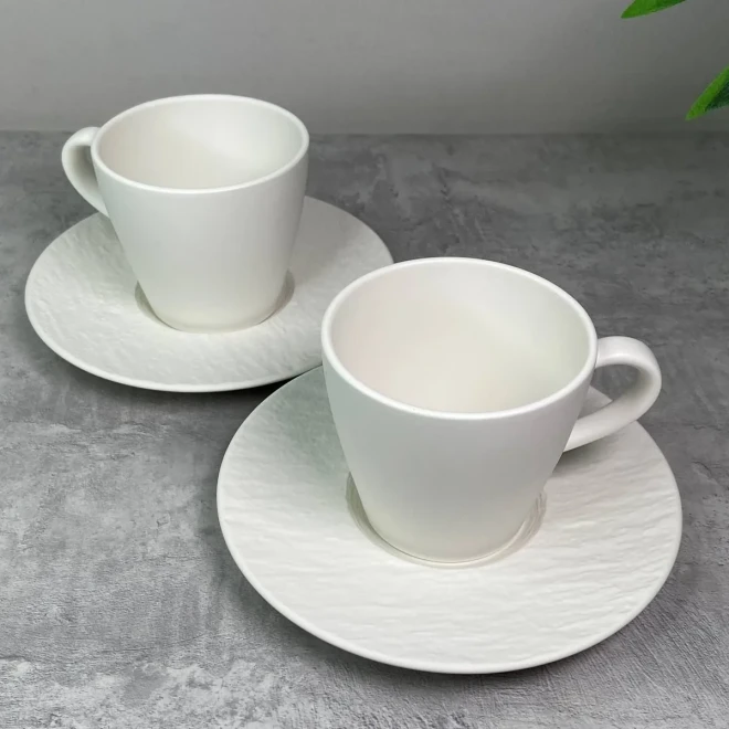 Набір із 2 блюдець Blanc Manufacture Rock Villeroy & Boch