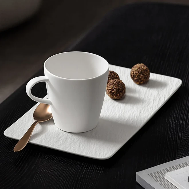 Набор из 2 чашек Blanc Manufacture Rock Villeroy & Boch, 220 мл