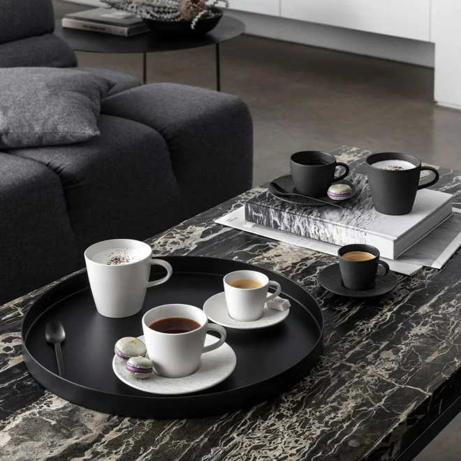 Набор из 2 чашек Blanc Manufacture Rock Villeroy & Boch, 220 мл