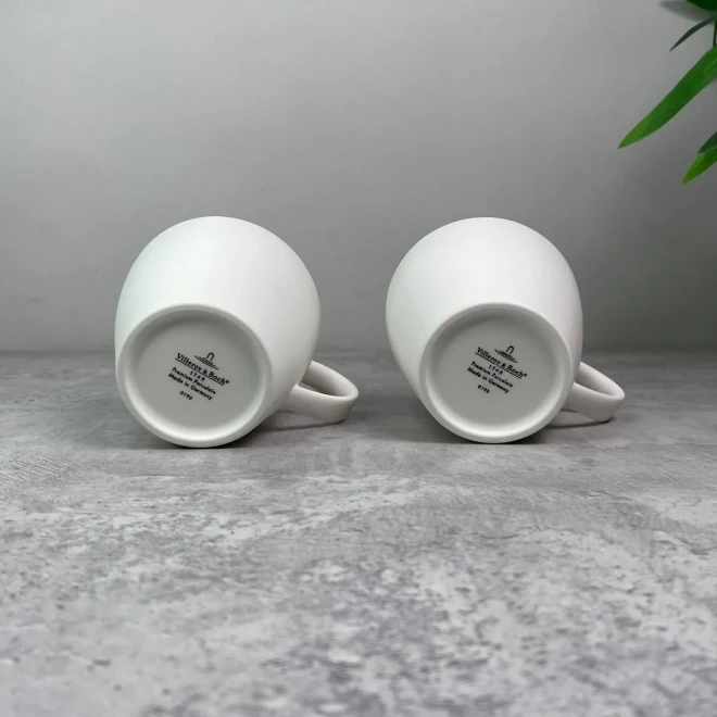 Набор из 2 чашек Blanc Manufacture Rock Villeroy & Boch, 220 мл