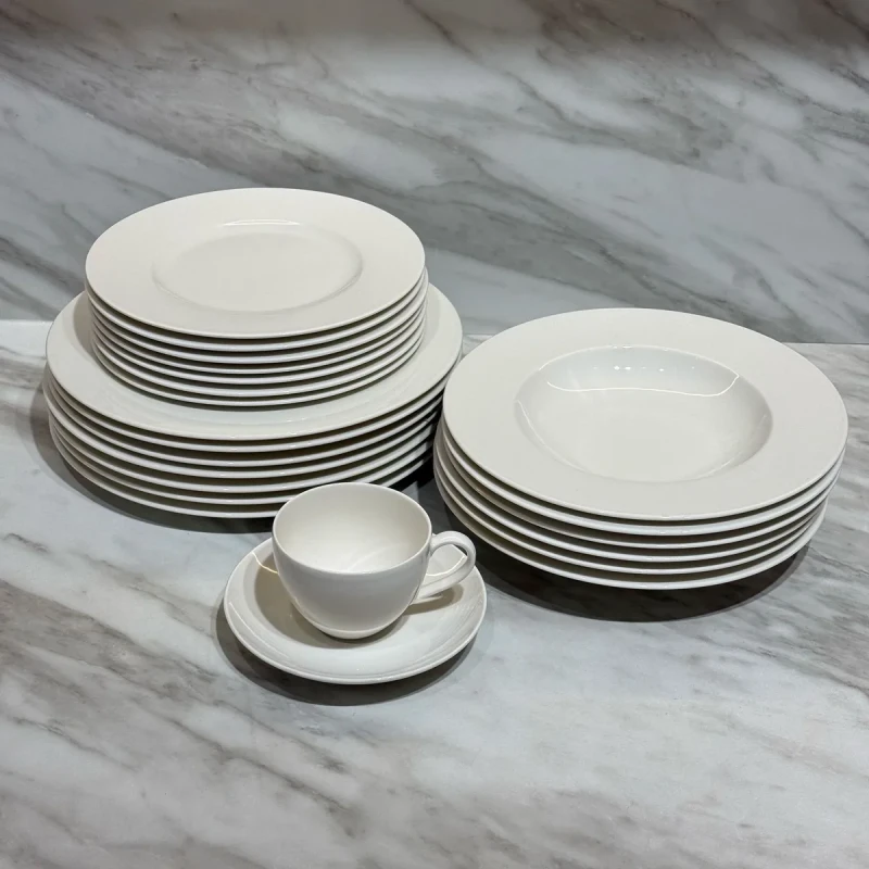 Столовий сервіз 30 предметів 6 персони Basic White Villeroy & Boch