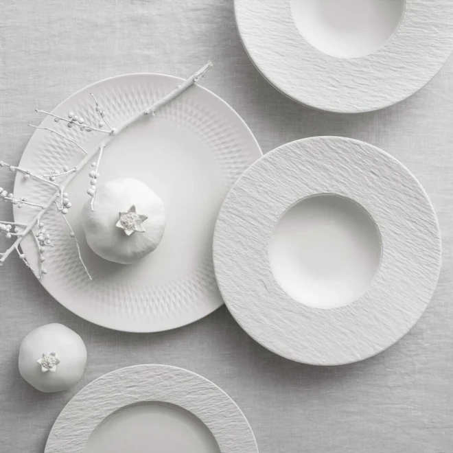 Столовый сервиз Blanc 6 предметов 2 персоны Manufacture Rock Villeroy & Boch Столовый сервиз Blanc 6 предметов 2 персоны Manufacture Rock Villeroy & Boch