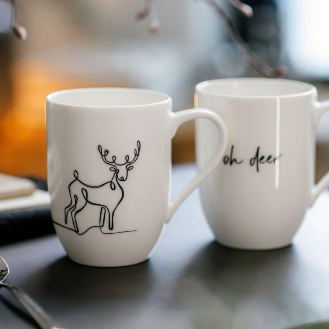 Набір із 2 чашок Oh Deer Statement Villeroy & Boch, 280 мл Набір із 2 чашок Oh Deer Statement Villeroy & Boch, 280 мл