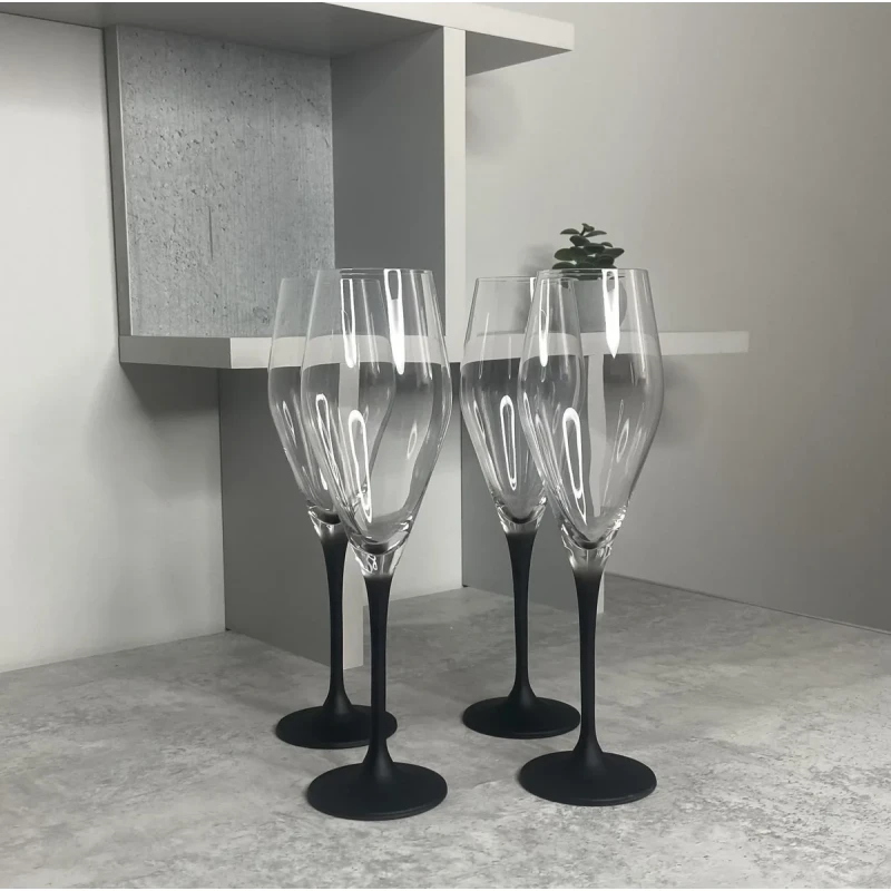 Набір із 4 келихів для шампанского Manufacture Rock Villeroy & Boch, 260 мл