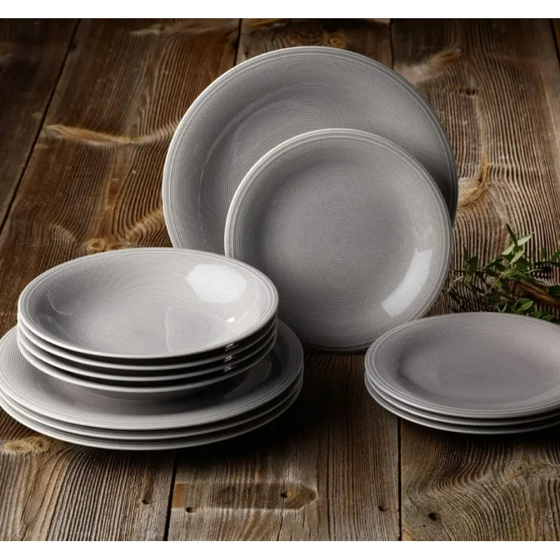 Столовий сервіз Stone 12 предметів 4 персоны Color Loop Villeroy & Boch