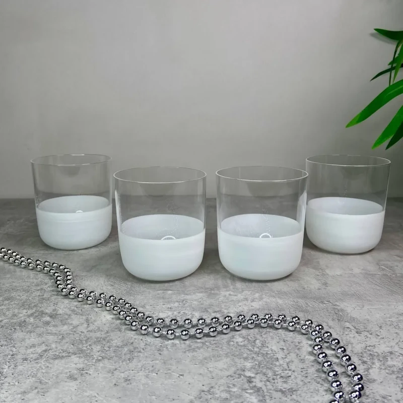 Набір із 4 склянок для виски белый Manufacture Rock Villeroy & Boch, 250 мл