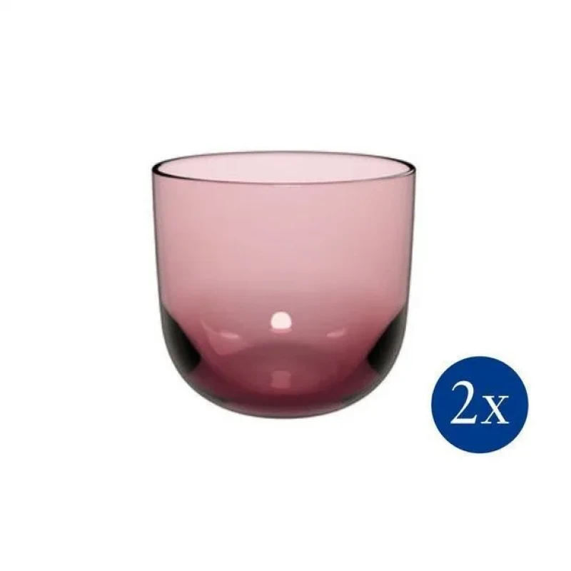 Набір із 2 склянок для воды розовый Like Glass Grape Villeroy & Boch, 280 мл