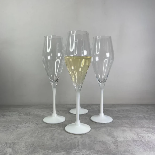 Набір з 4 келихів для шампанського Blanc Manufacture Rock Villeroy & Boch, 260 мл Набір з 4 келихів для шампанського Blanc Manufacture Rock Villeroy & Boch, 260 мл