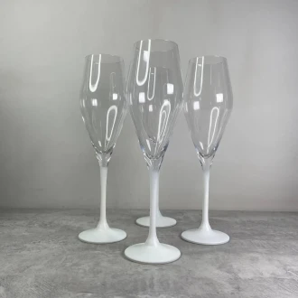 Набір із 4 келихів для шампанского Blanc Manufacture Rock Villeroy & Boch, 260 мл