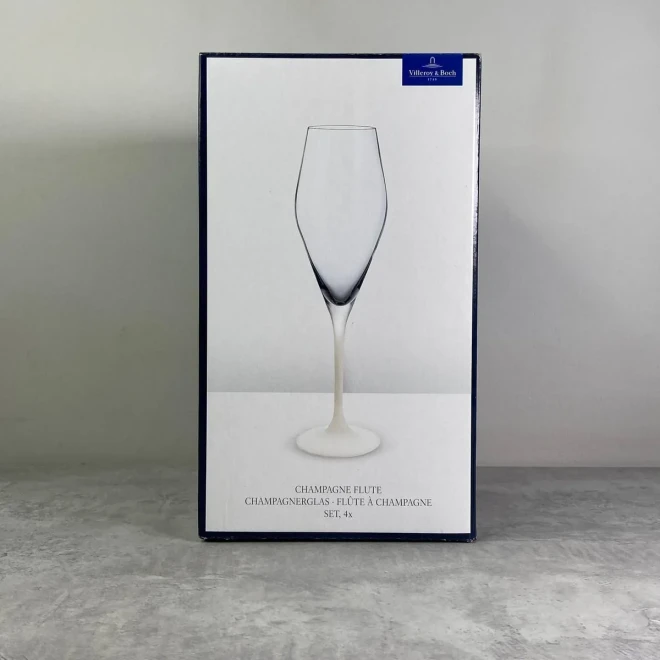Набір з 4 келихів для шампанського Blanc Manufacture Rock Villeroy & Boch, 260 мл Набір з 4 келихів для шампанського Blanc Manufacture Rock Villeroy & Boch, 260 мл