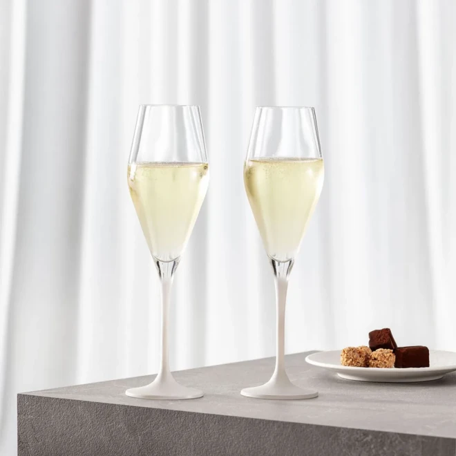 Набір з 4 келихів для шампанського Blanc Manufacture Rock Villeroy & Boch, 260 мл Набір з 4 келихів для шампанського Blanc Manufacture Rock Villeroy & Boch, 260 мл