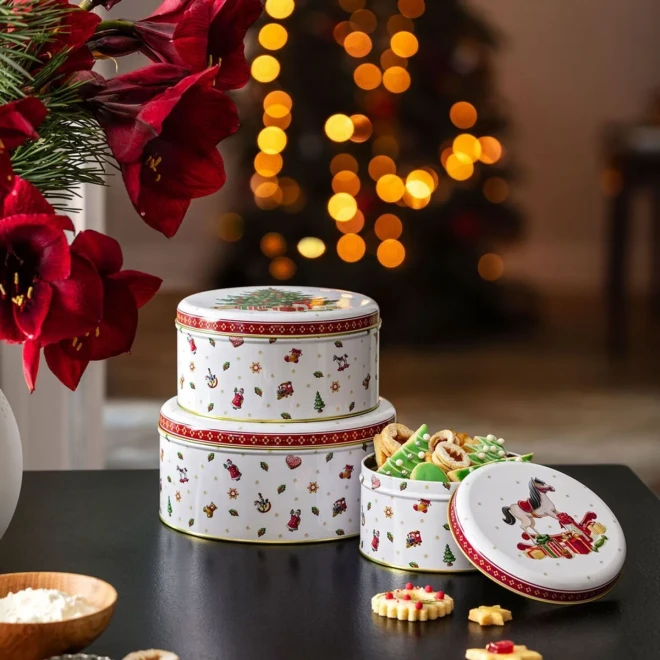 Набір із 3 банок для печива Winter Collage Villeroy & Boch
