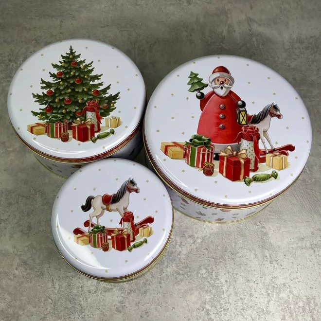 Набір із 3 банок для печива Winter Collage Villeroy & Boch