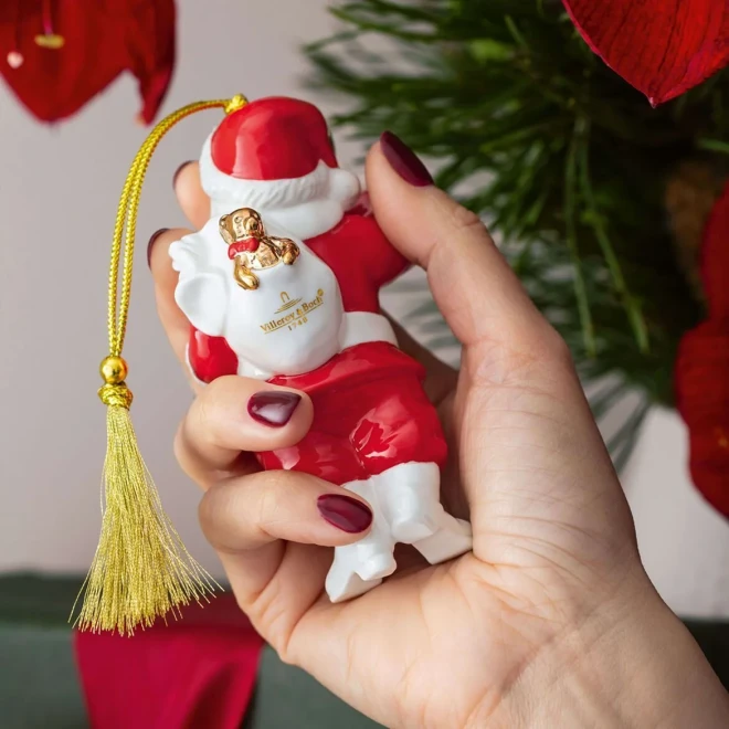 Елочная игрушка Санта-Клаус 6,3 x 4,6 x 10,4 см Christmas Classics Villeroy & Boch