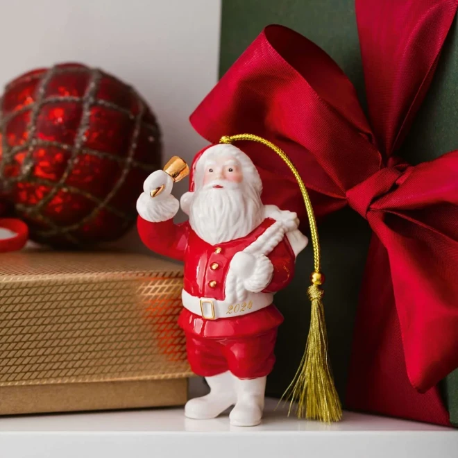 Елочная игрушка Санта-Клаус 6,3 x 4,6 x 10,4 см Christmas Classics Villeroy & Boch