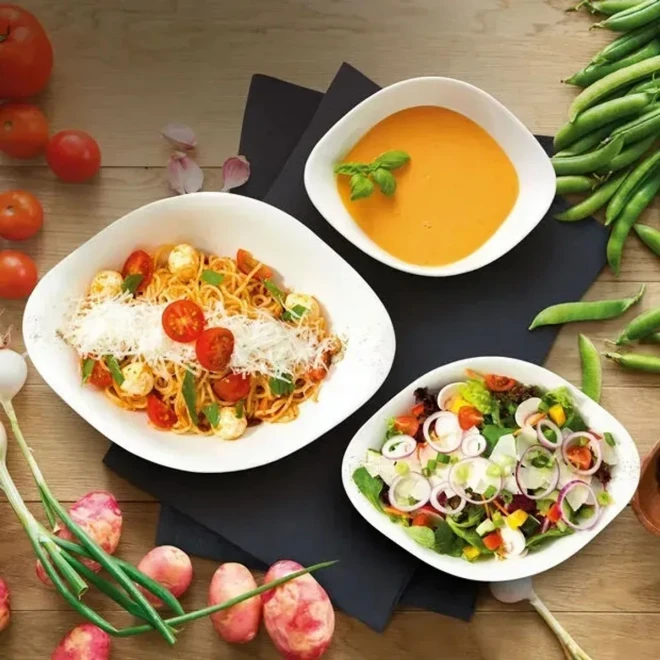 Набор из 2 тарелок для пасты 27 x 21 x 7 см Vapiano Villeroy & Boch Набор из 2 тарелок для пасты 27 x 21 x 7 см Vapiano Villeroy & Boch
